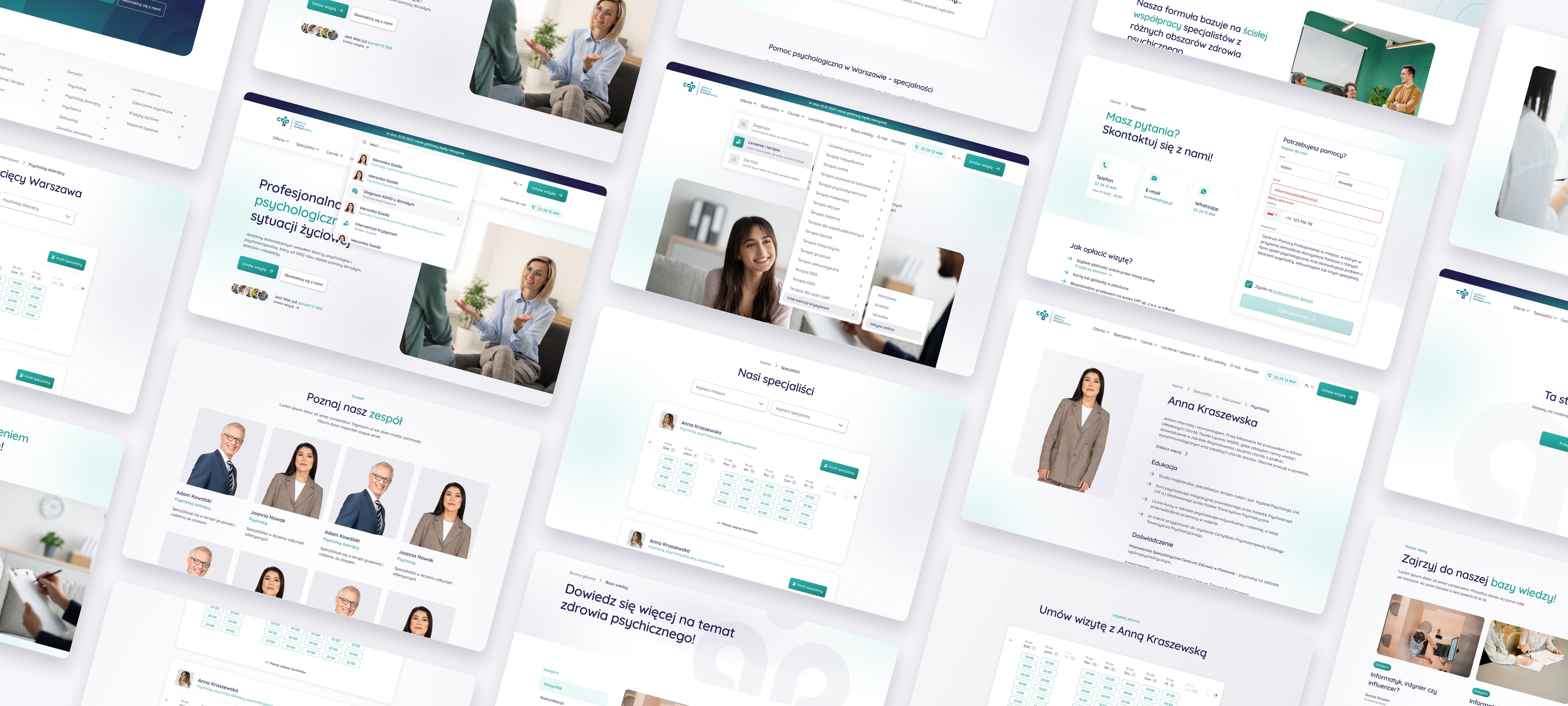 CPP - homepage and online therapy booking