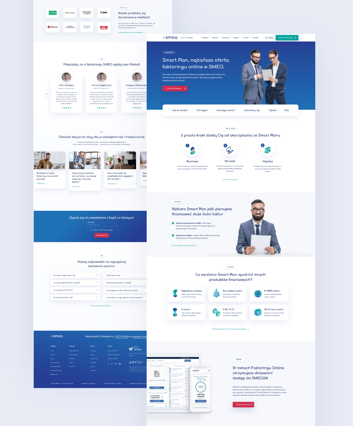 Project - A marketing website for a fintech that brings fast, simple factoring to small businesses