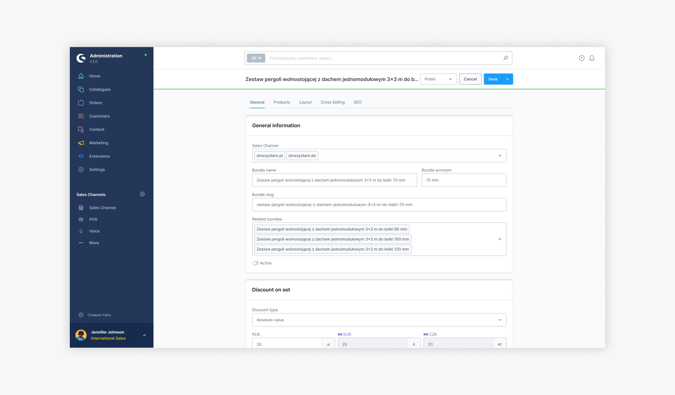DMX System architecture - Next.js and Shopware 6
