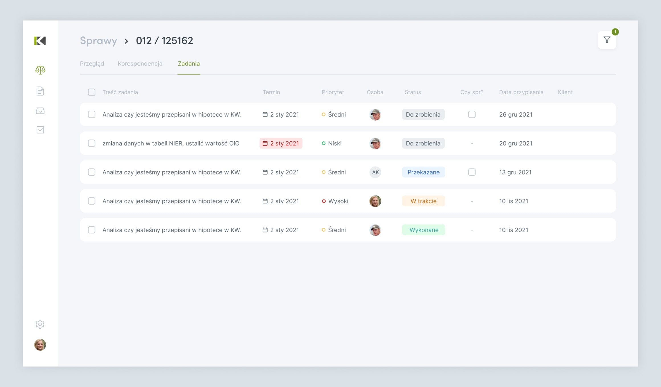 KPPanel - user configuration and permissions screen