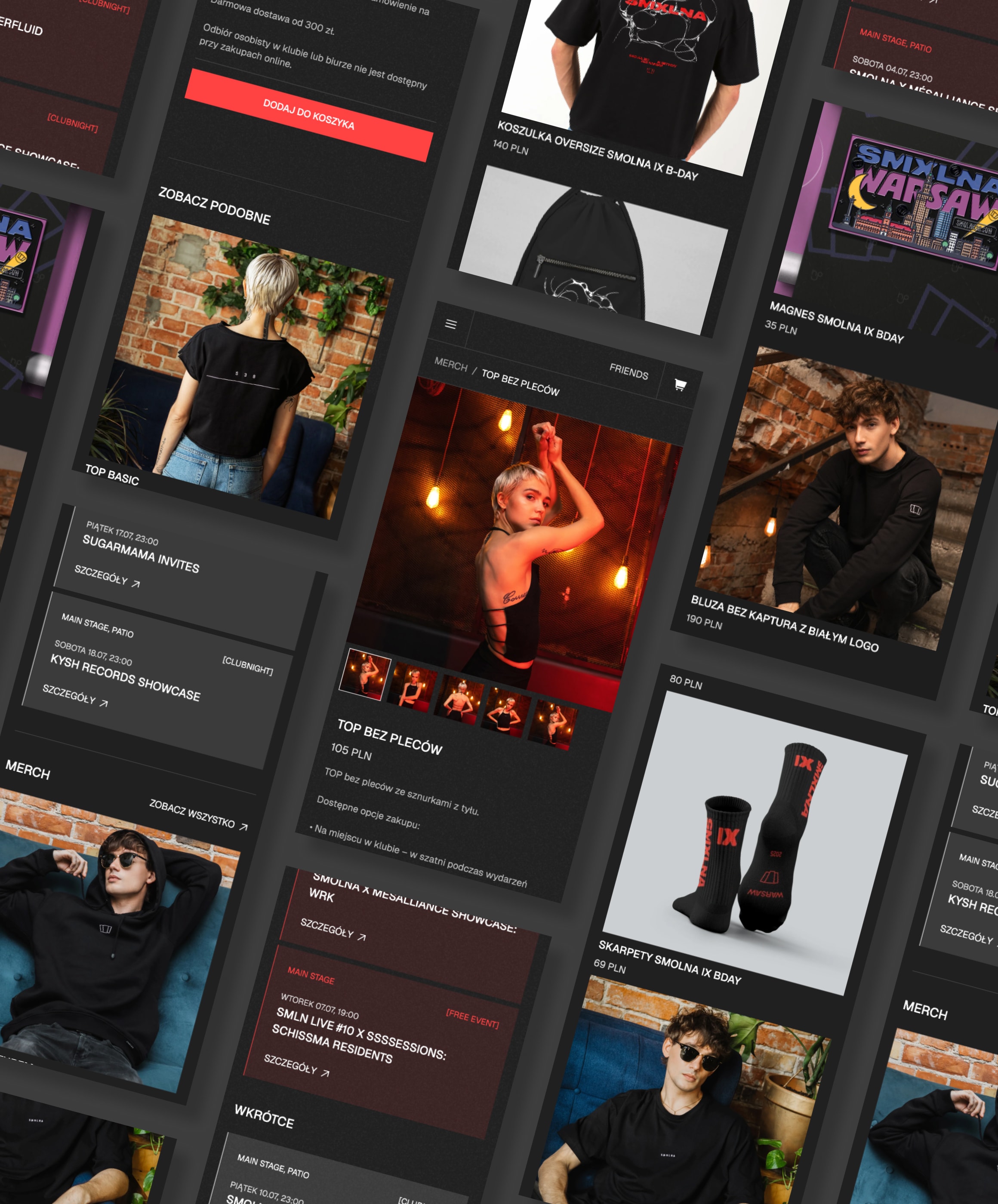 Project - Autorski storefront na Shopify Hydrogen dla warszawskiego klubu techno: bilety, merch i karnety DJ-skie