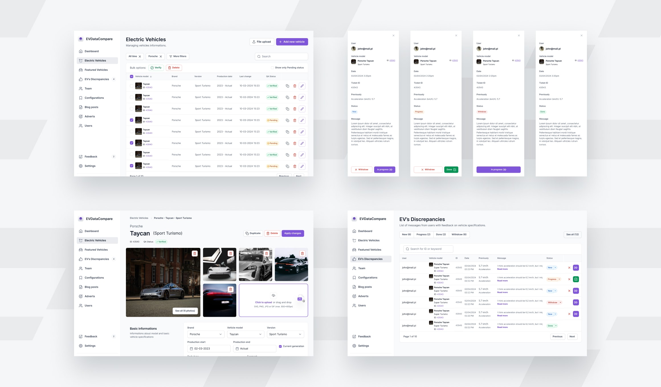 EV Data Compare - Backpack CMS for vehicles and user discrepancies